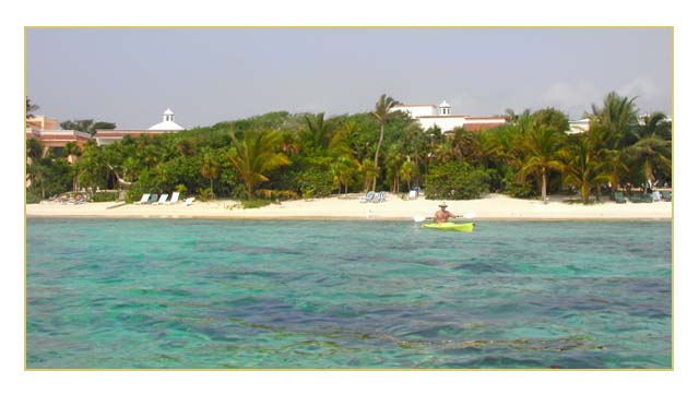 Akumal beachfront.